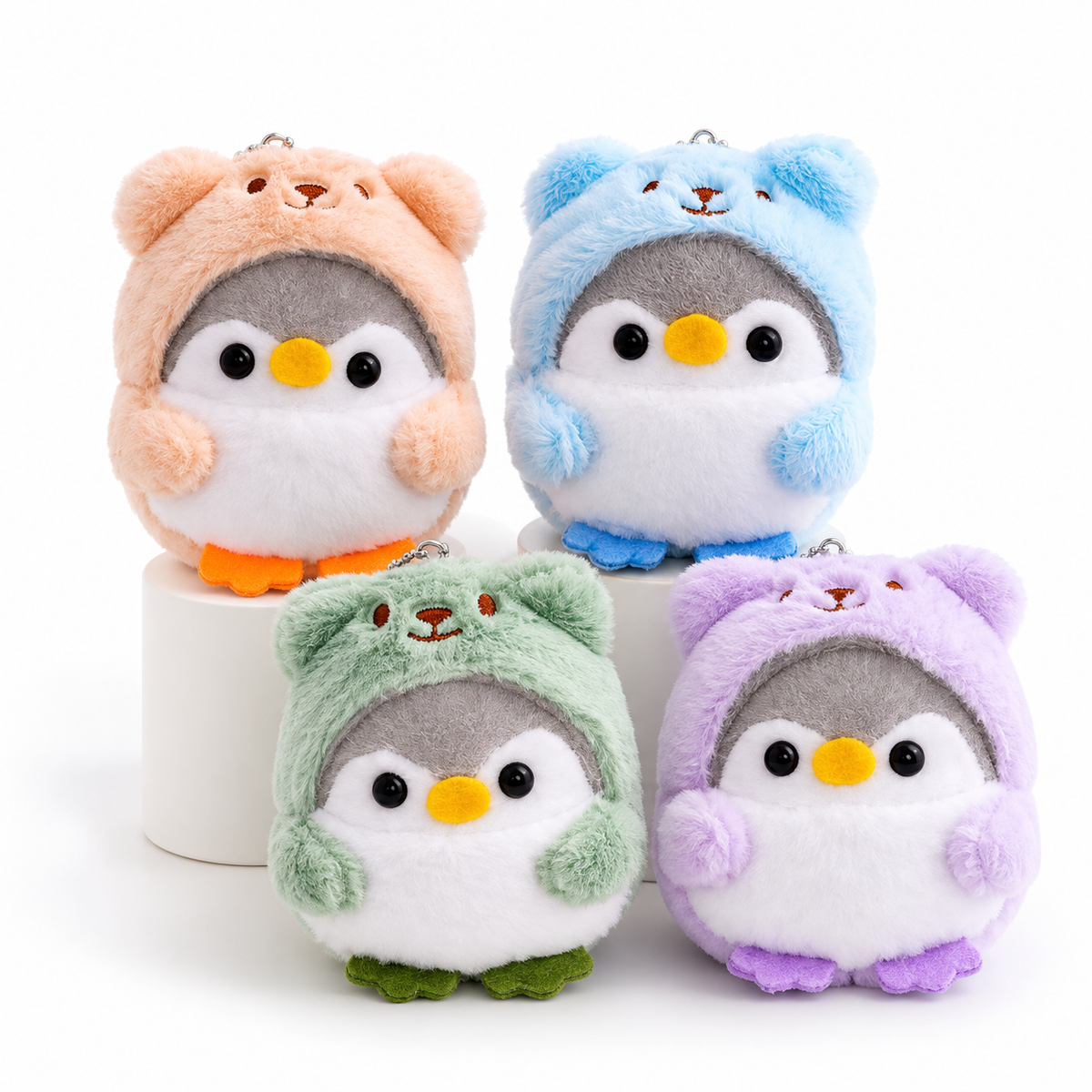 Penguin Plush Keyring – Cute Mini Penguin Bag Charm | 4 Colours