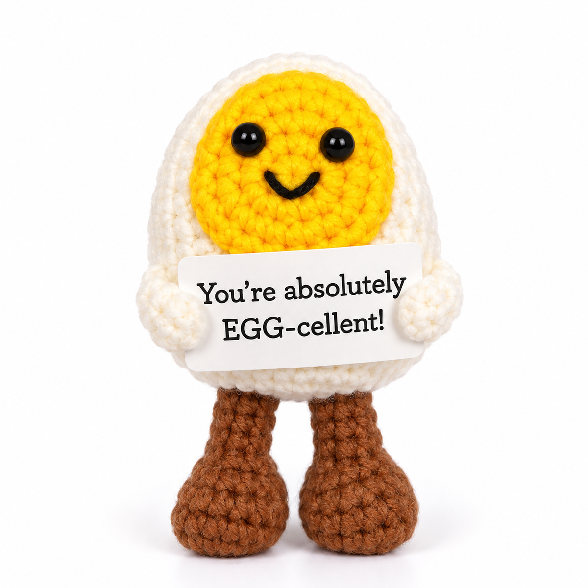 Positive Egg Crochet Gift
