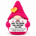 Positive Gnome Crochet Gift