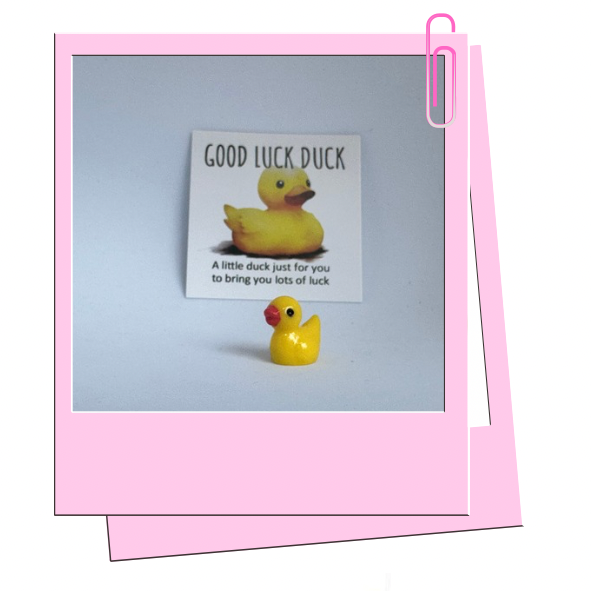 Yellow good luck duck