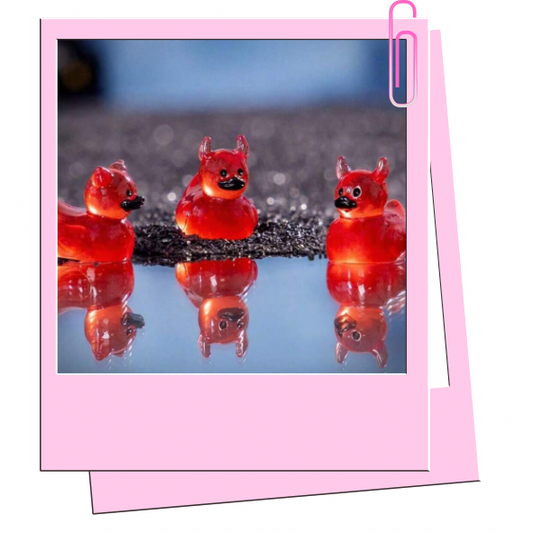 Red mini ducks