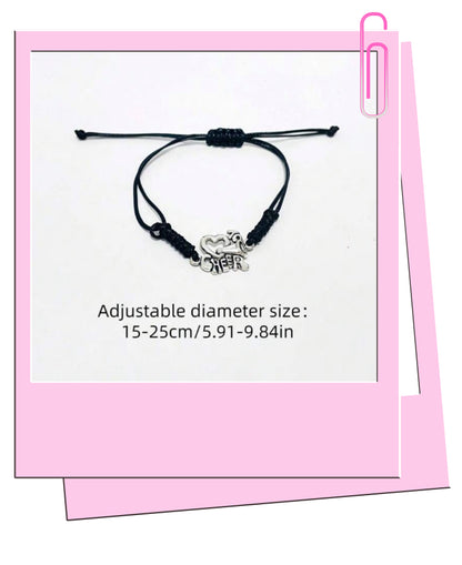Black cheer bracelet