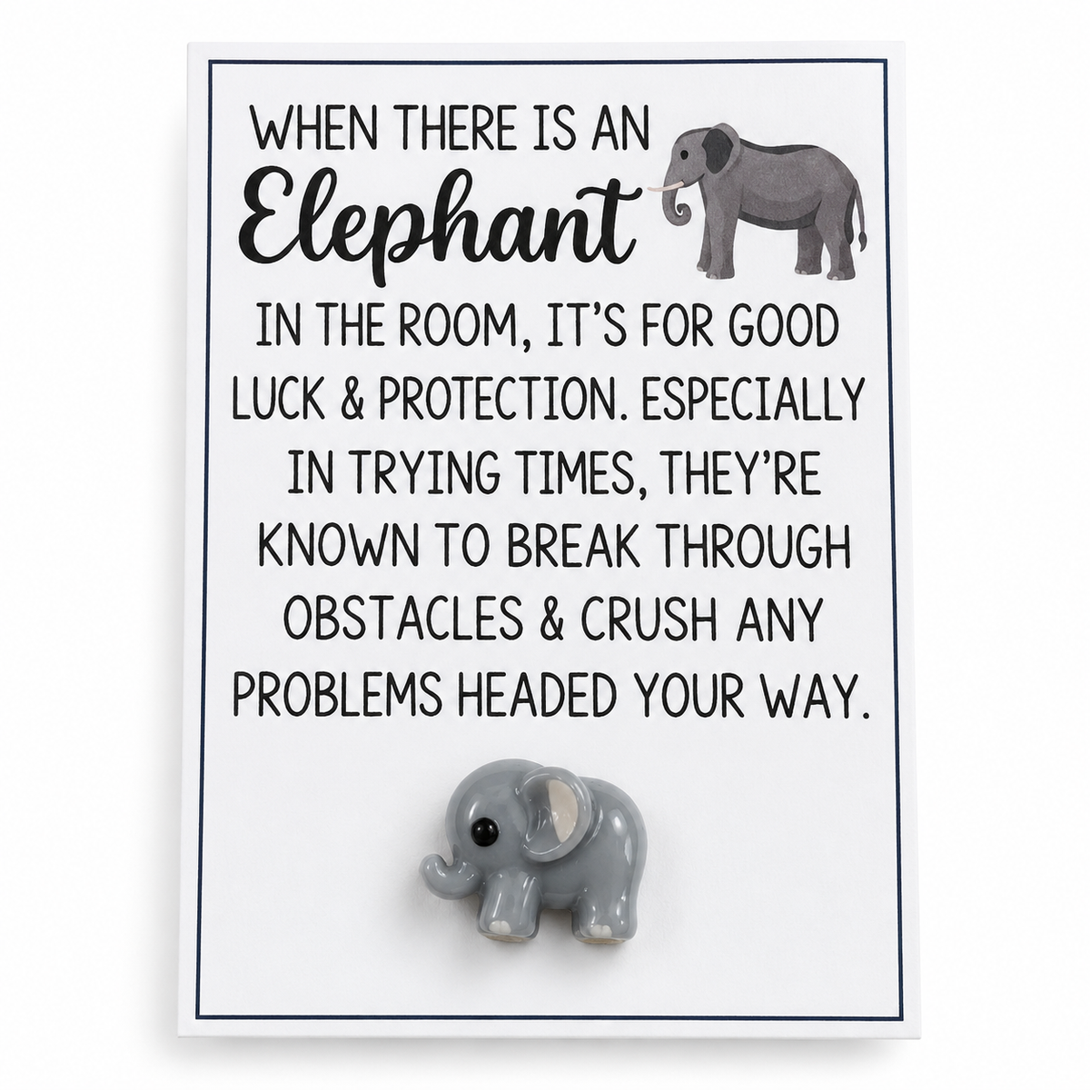 Elephant Pocket Hug – Sweet Animal Keepsake Gift