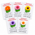 Emotional Support Flower Pocket Hug keepsake gift in assorted colours – Cheer Vibes