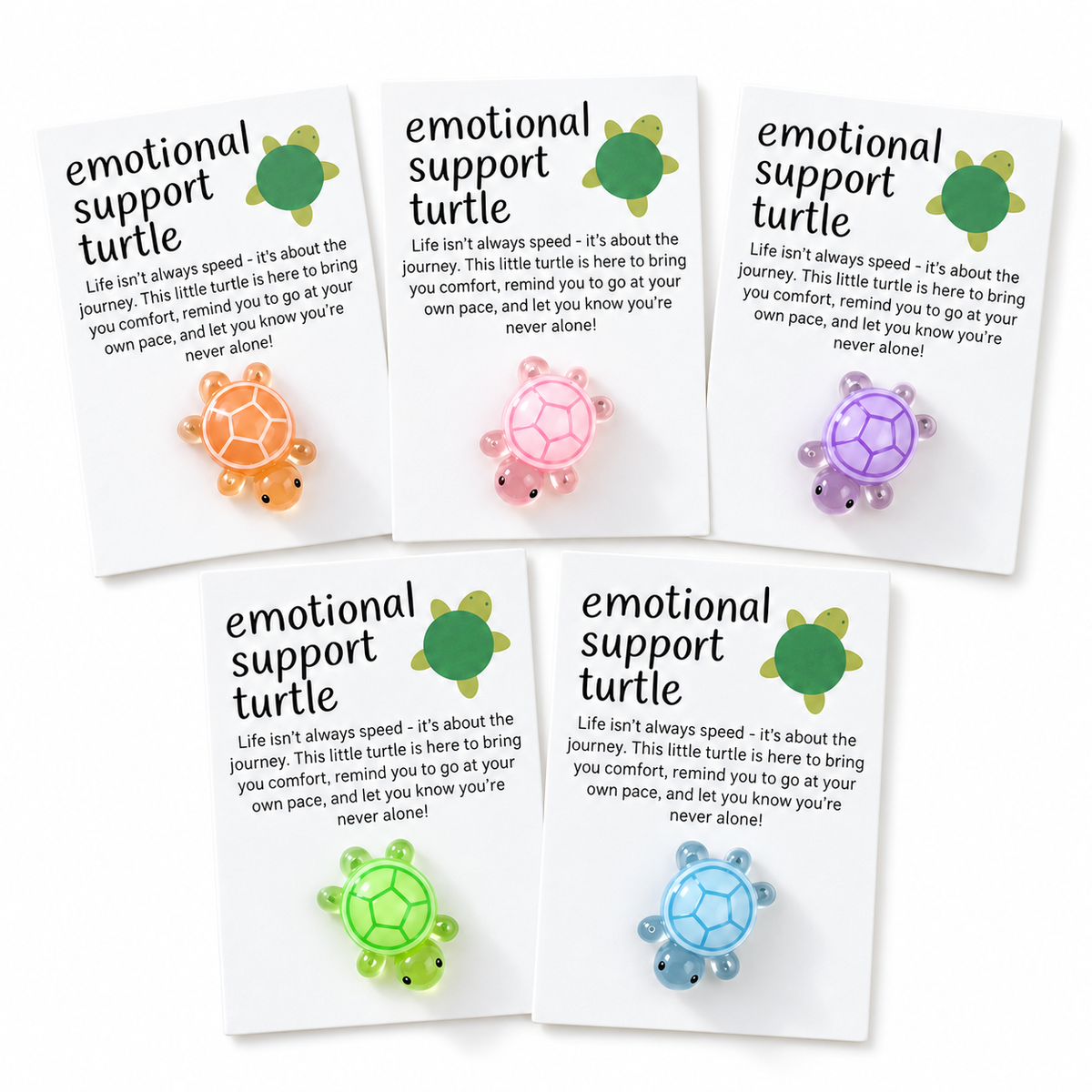 Emotional Support Turtle Pocket Hug – Cute Encouragement Gift