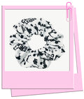 White cheer hair scrunchie ￼
