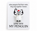 My Penguin Pocket Hug – cute friendship penguin keepsake gift on a Forever Penguin card from Cheer Vibes
