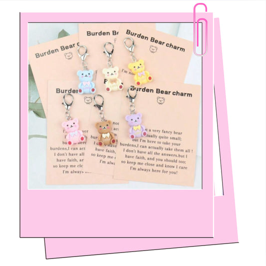 Bear charm pocket hug