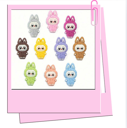 labubu croc charm