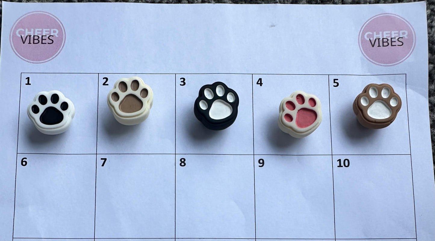 Paw croc charm