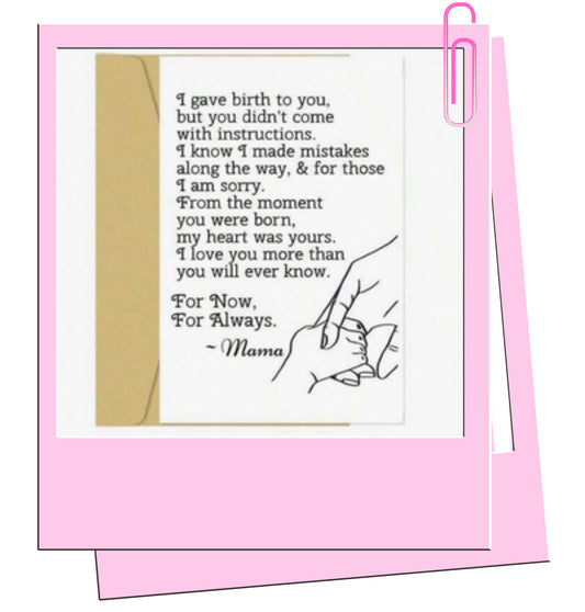 From mama card