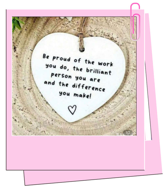 Be proud plaque