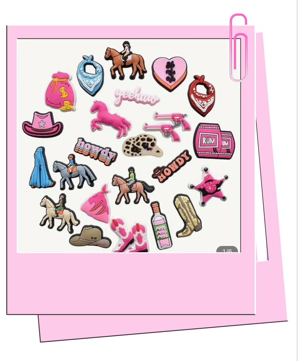 Cowboy croc charms B