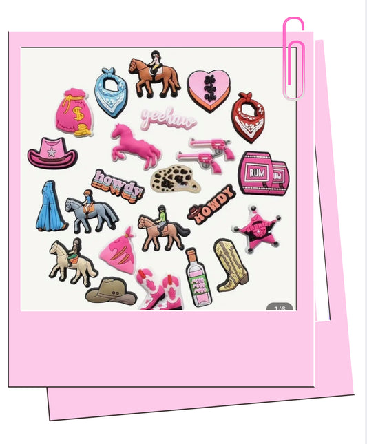 Cowboy croc charms B