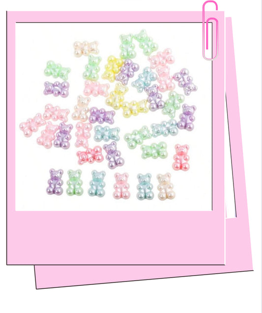 pastel gummy bears