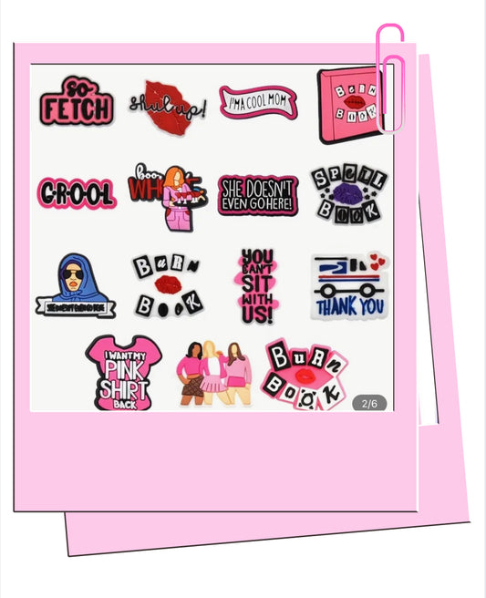 Mean girls croc charms