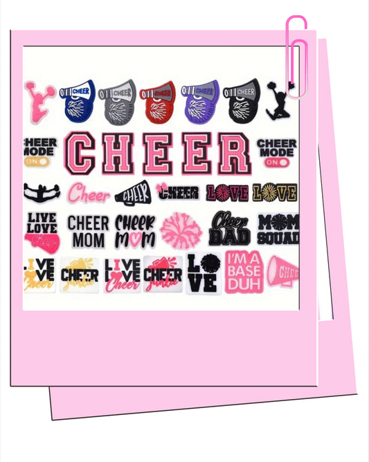 Cheer croc charms E