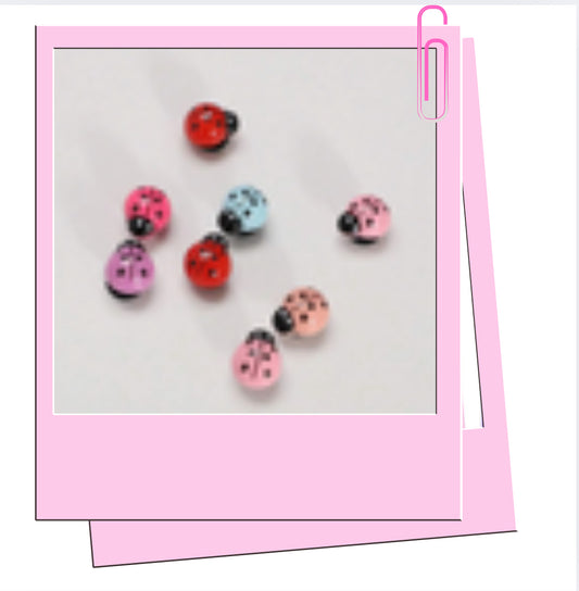 Ladybug croc charm