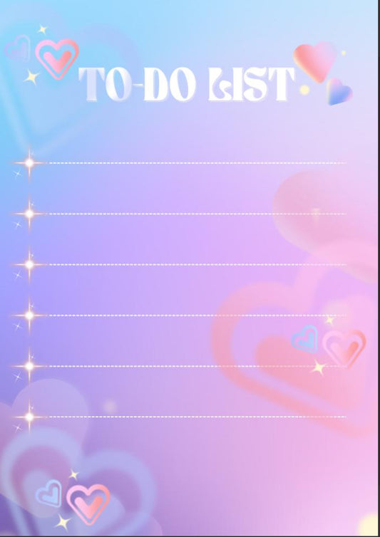 To do list