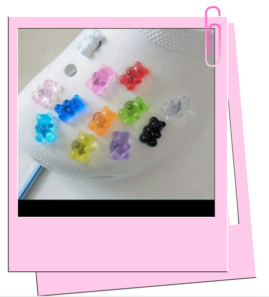 Gummy Bear croc charm