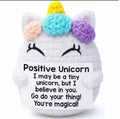 Positive Unicorn Crochet Gift