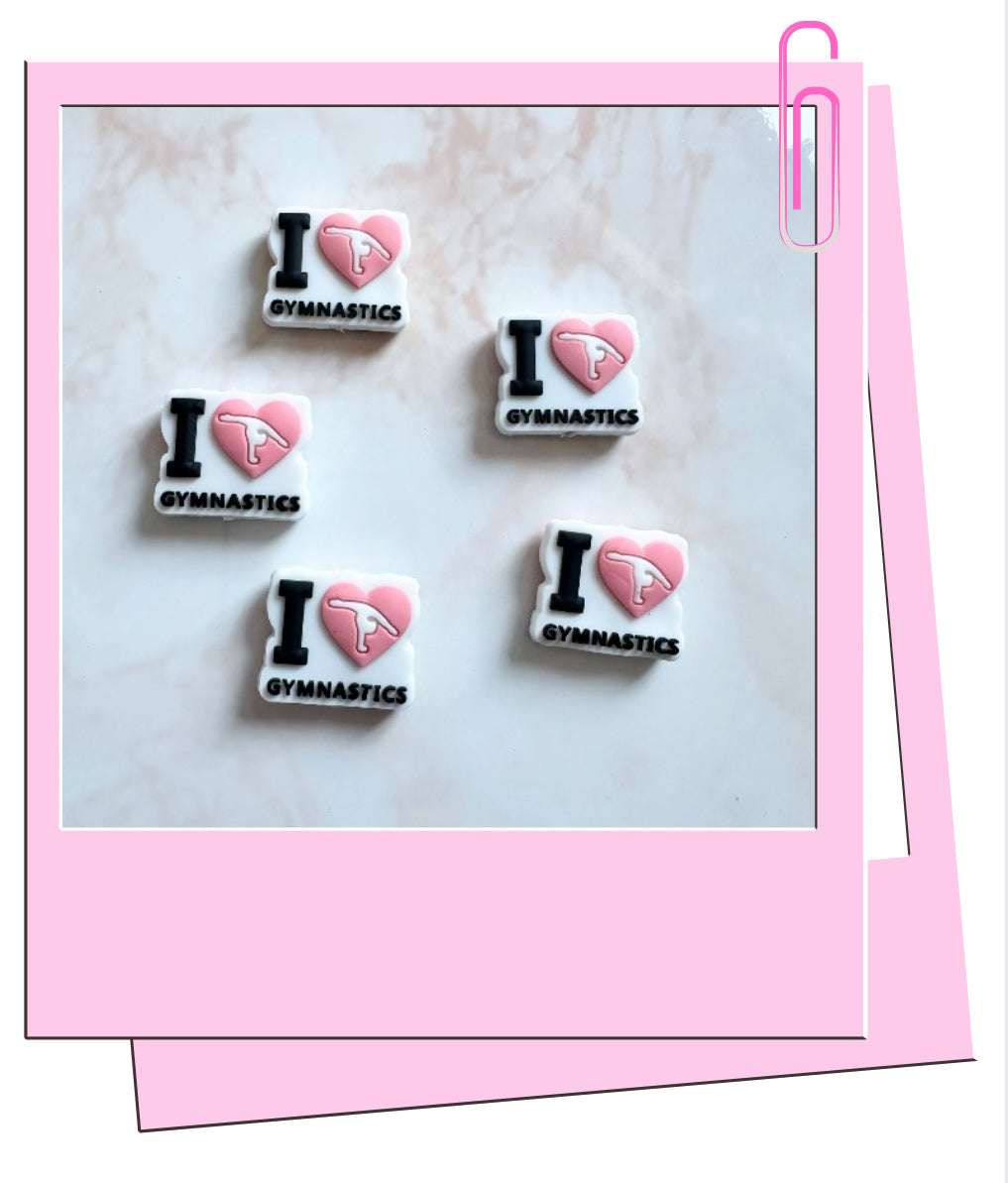 Gymnastics bracelet charm