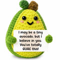 Positive Avocado Crochet Gift