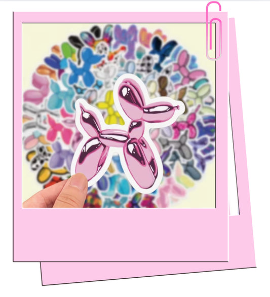 Balloon dog stickers