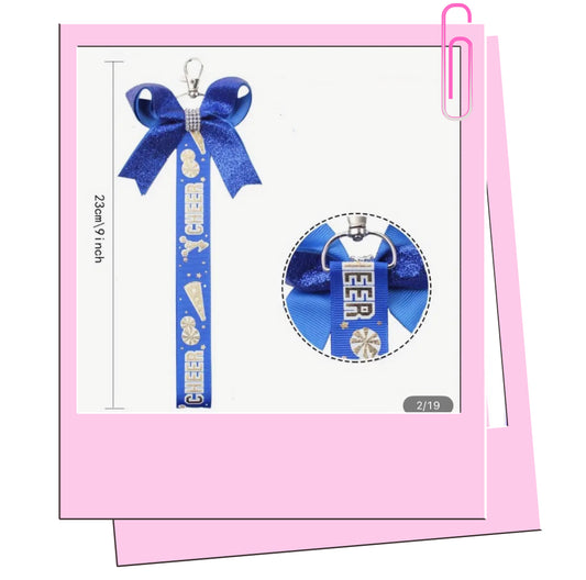 Blue cheer bag charm