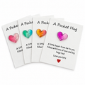 Two Tone Heart Pocket Hug – Colourful Friendship Gift