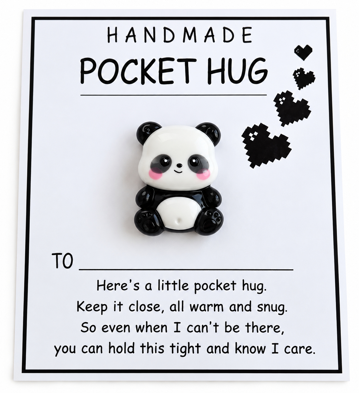 Panda Pocket Hug – Adorable Mini Animal Gift