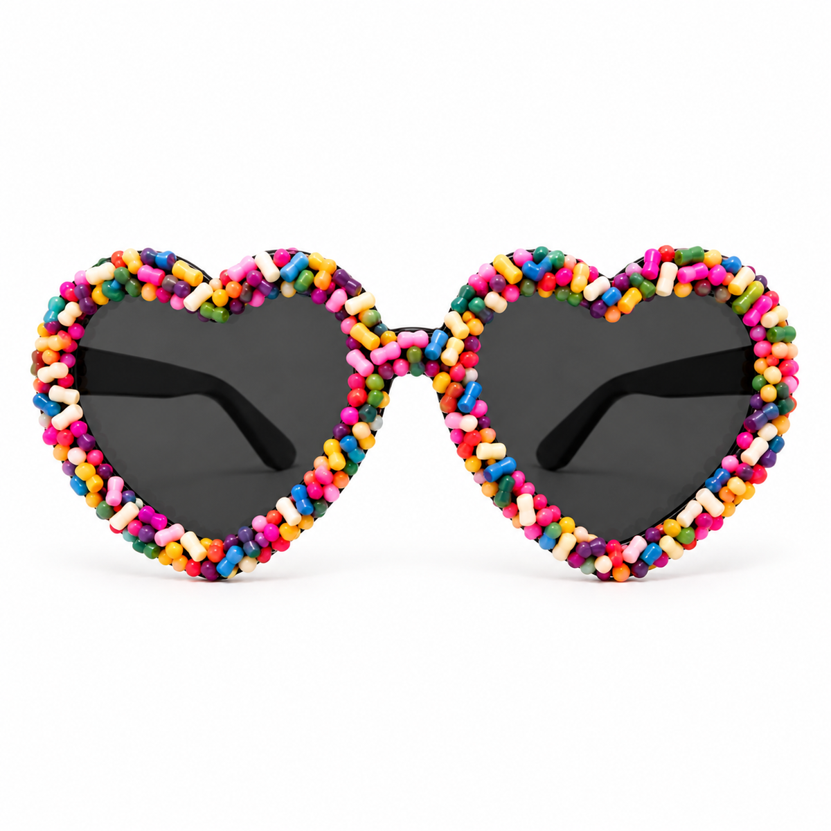Black Heart Sunglasses – Cute Party Shades for Kids & Adults