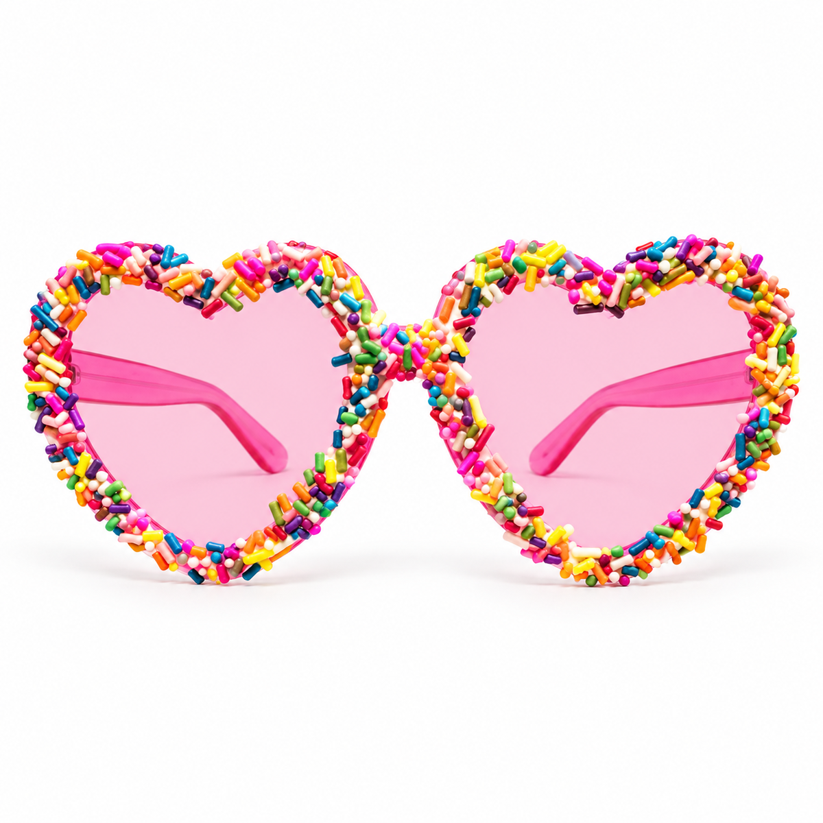 Pink Heart Sunglasses – Cute Party Shades for Kids & Adults