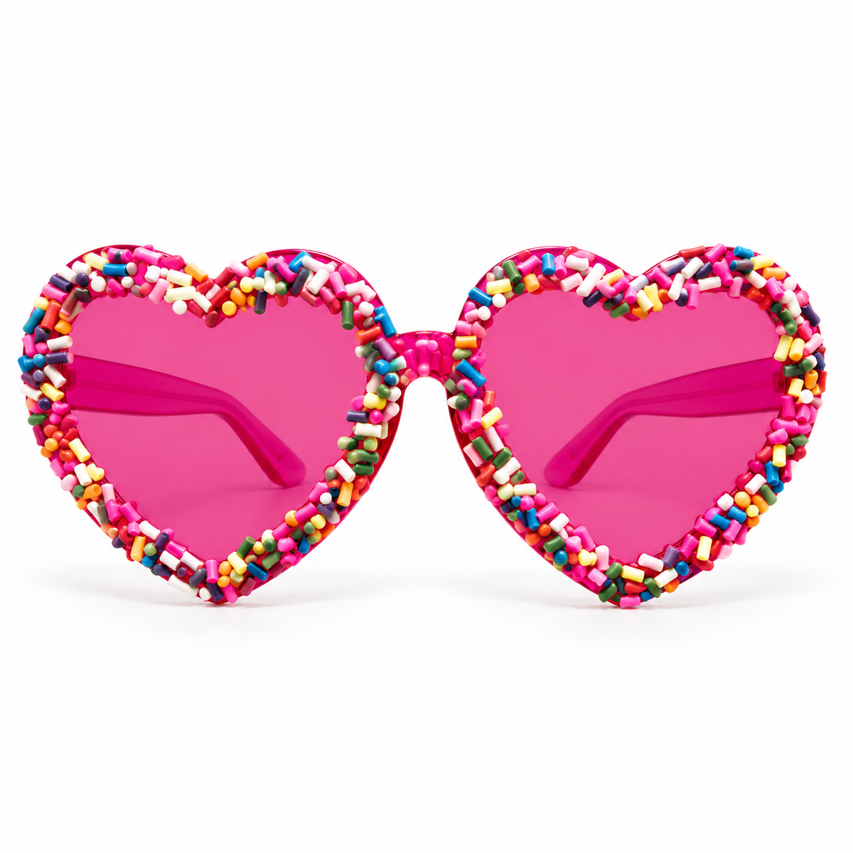 Hot Pink Heart Sunglasses – Fun Party Shades for Kids & Adults