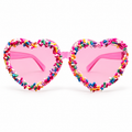 Pink Heart Sunglasses – Style 2 | Party Shades for Kids & Adults