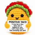 Positive Taco Crochet Gift