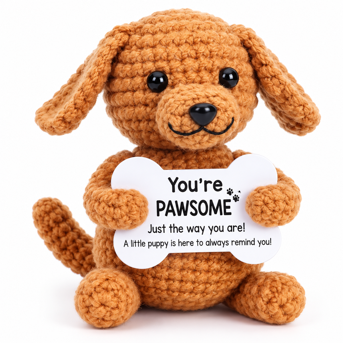 Positive Puppy Crochet Gift