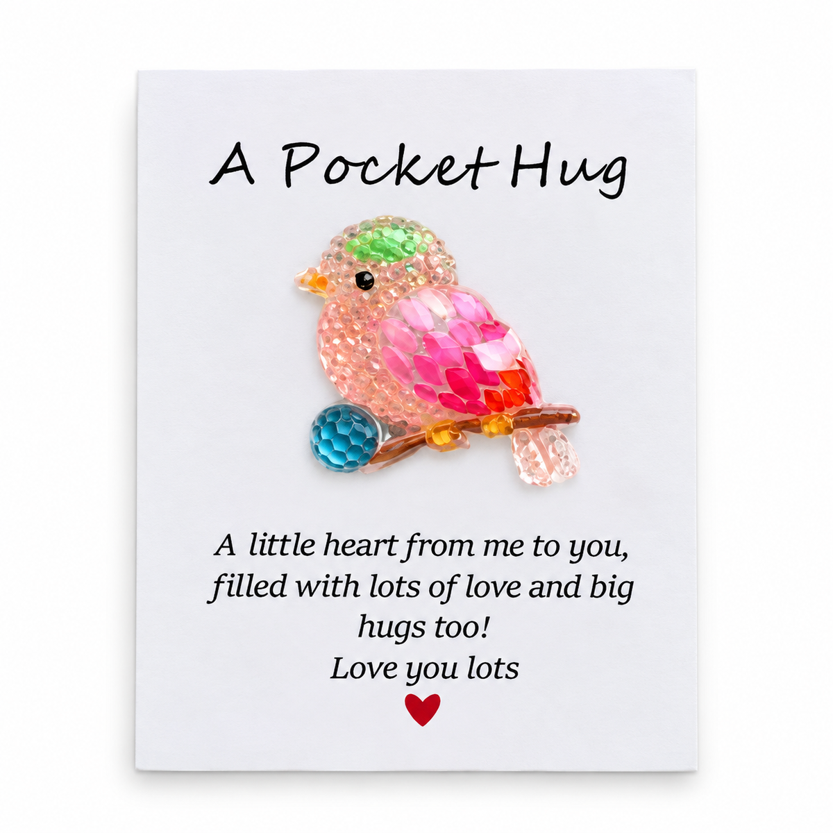Bird Pocket Hug cute mini bird friendship keepsake gift from Cheer Vibes