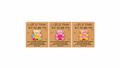Bear Pocket Hug from Cheer Vibes with Multi, Pink and Pink & Yellow mini bear keepsake colour options