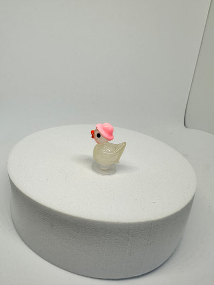 Glow ducks with hats croc charms