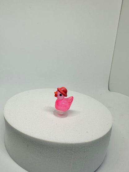Glow ducks with hats croc charms
