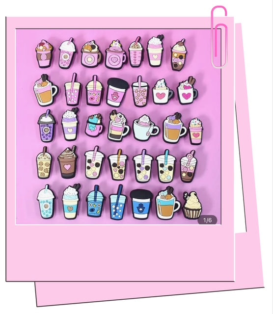 Drinks croc charms