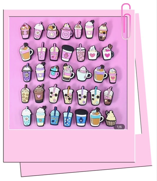 Drinks croc charms