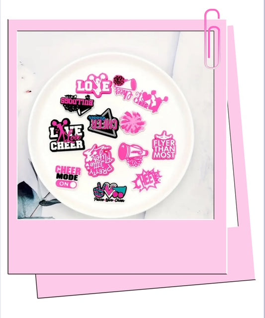 Cheer croc charms B