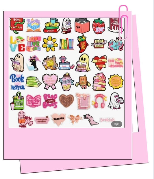 Book croc charms
