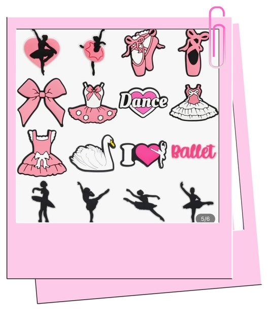 Ballet croc charms