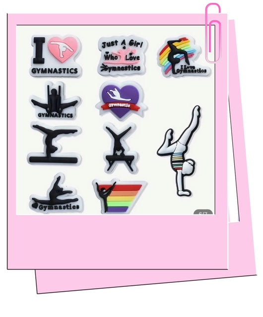 Gymnastics croc charms B