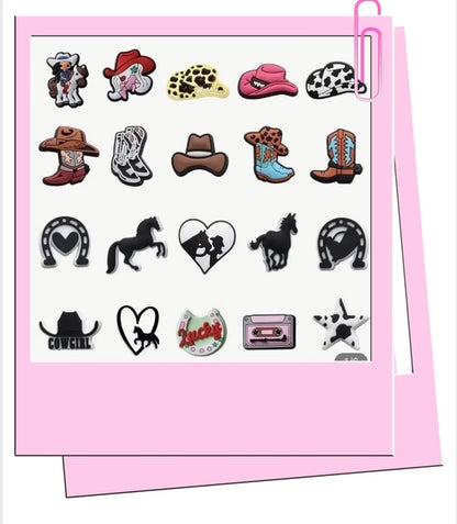 Cowboy croc charms A