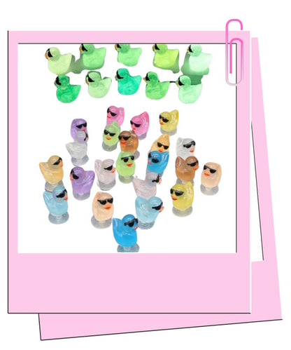 Glow Cool duck croc charm