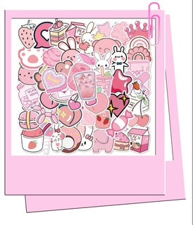 Pink stickers A